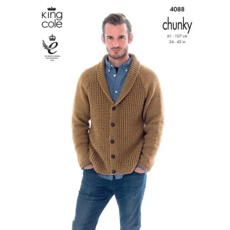 King Cole Cardigan and Hoodie Knitted with Big Value Chunky